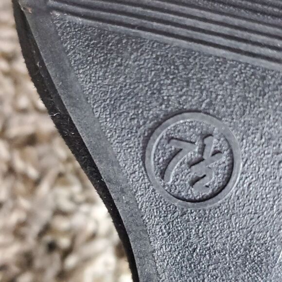 Lulus Black Faux Suede Heels - Picture 6 of 7